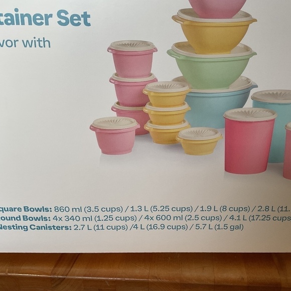 New with box Tupperware Heritage Collection 32 Piece Food Storage Container Set - Picture 13 of 14